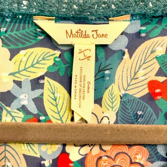 NWOT (new w/out Tag) Matilda Jane Floral Top - Picture 3 of 3